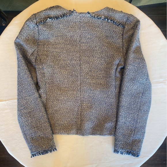 Banana Republic Scalloped Front Tweed Jacket LIKE NEW - Picture 5 of 5